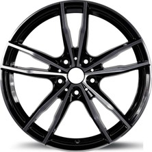 Emr EMR-DY649-02 9.5X19" 5X112 ET37 66.6 Black Diamond 19 Inç Jant (4 Adet)