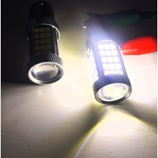 Femex Eco Bay15d Çift Duy P21/5w Tip 63 Ledli Şaşı Tırnak Beyaz