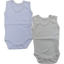 Özdemirli Bebe Kalın Askılı Çıtçıtlı Badi 2 Li Paket