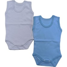 Özdemirli Bebe Kalın Askılı Çıtçıtlı Badi 2 Li Paket