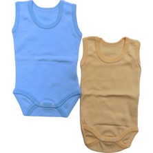 Özdemirli Bebe Kalın Askılı Çıtçıtlı Badi 2 Li Paket