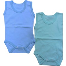 Özdemirli Bebe Kalın Askılı Çıtçıtlı Badi 2 Li Paket