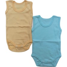 Özdemirli Bebe Kalın Askılı Çıtçıtlı Badi 2 Li Paket