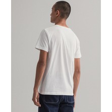Gant Erkek Beyaz T-Shirt 2003099.110