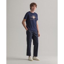 Gant Erkek Lacivert T-Shirt 2003099.433