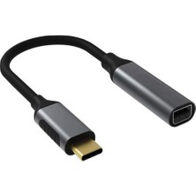 Daytona FC-K01 Macbook Uyumlu Type-C™ To Mini Display Port Dişi Mini DP 4K Ultra Hd Görüntü Aktarıcı Çevirici Hub Adaptör