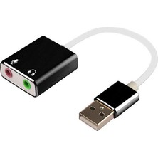 KEEPRO Usb Harici 7.1 Kanal Stereo Ses Kartı 3.5Mm Kablolu