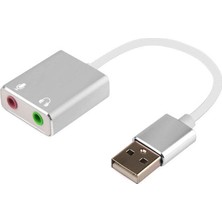 KEEPRO Usb Harici 7.1 Kanal Stereo Ses Kartı 3.5Mm Kablolu