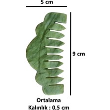 Yeşim Taşı Gua Sha Doğal Taş Tarak