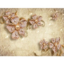 Eko Dekor 3D Incili Duvar Kağıdı Vinil