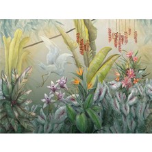 Eko Dekor Botanik Özel Tasarım Duvar Kağıdı Vinil