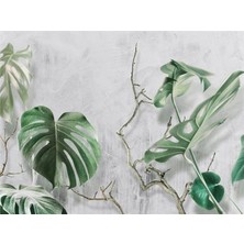 Eko Dekor Çiçek Desen 3D Özel Tasarım Duvar Kağıdı 0106 Vinil