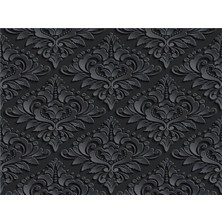 Eko Dekor Damask Desen Özel Tasarım Duvar Kağıdı Kanvas Tek Parca