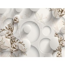Eko Dekor Çiçek Desen 3D Özel Tasarım Duvar Kağıdı 093 Vinil