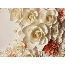 Eko Dekor Çiçek Desen 3D Özel Tasarım Duvar Kağıdı 0113 Vinil