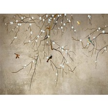 Eko Dekor Vintage Özel Tasarım Duvar Kağıdı Vinil