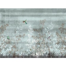 Eko Dekor Vintage Özel Tasarım Duvar Kağıdı Kanvas Tek Parca