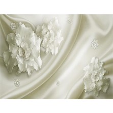 Eko Dekor Çiçek Desen 3D Özel Tasarım Duvar Kağıdı 0134 Vinil