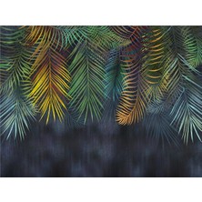 Eko Dekor Özel Tasarım Yapraklar 3D Duvar Kağıdı Vinil