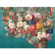 Eko Dekor Vintage Özel Tasarım Duvar Kağıdı Kanvas Tek Parca