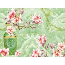 Eko Dekor Çiçek Desen 3D Özel Tasarım Duvar Kağıdı 048 Vinil