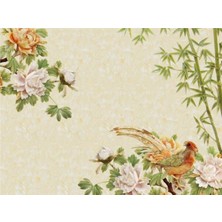 Eko Dekor Çiçek Desen 3D Özel Tasarım Duvar Kağıdı 016 Vinil