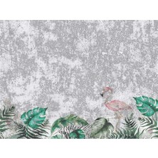 Eko Dekor Tropikal Yapraklar Ağaçlar 3D Duvar Kağıdı Vinil