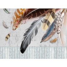 Eko Dekor Özel Tasarım Duvar Kağıdı Kanvas Tek Parca