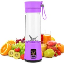 Hediye Biziz Taşınabilir ve Şarj Edilebilir Smoothie - El Blender