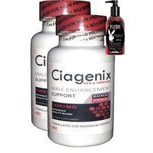 Hintohu Ciagenix For Men Biggerharder 60LI Erkeklere Özel 2 Aylık Kullanım + Playboy Masaj Yağı 120 ml