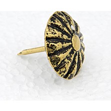 Febko - Papatya Desenli Eskitme Kabara / Raptiye 18 mm 10 Adet