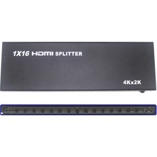 Ice Metal Kasa 4k-2k UHD 3D 1.4V 16 Port Hdmı Splitter Çoklayıcı