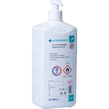 Actodermanol El ve Cilt Dezenfektanı Antiseptiği 1lt + 1 Adet Pompa