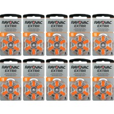 Rayovac Extra 13 Numara Işitme Cihazı Pili 60'lı