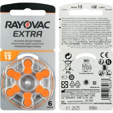 Rayovac Extra 13 Numara Işitme Cihazı Pili 60'lı