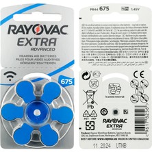 Rayovac Extra 675 Numara Işitme Cihazı Pili 30'lu