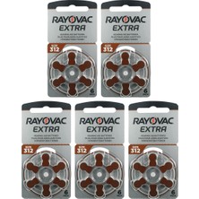 Rayovac Extra 312 Numara Işitme Cihazı Pili 30'lu