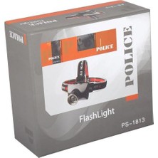 Police PS-1813 Cree Power LED Şarj Edilebilir Kafa Feneri