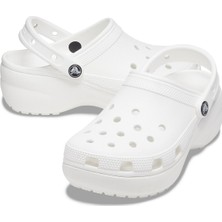 CROCS Classic Platform Clog W 206750-100 KADIN Beyaz Sandalet&Terlik