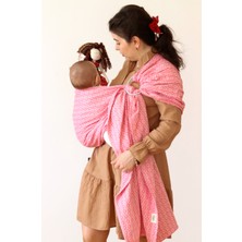 Zubu Halka Sling - Baby Sling - Diamond - Kırmızı