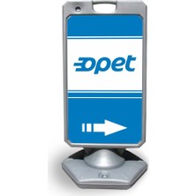 Burada Reklam ve Medikal Opet Reklam Reklam ve Yönlendirme Uyari Dubasi A Tabela Gri