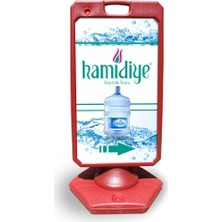 Burada Reklam ve Medikal Hamidiyereklam ve Yönlendirme Uyari Dubasi A Tabela Kırmızı