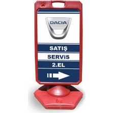 Burada Reklam ve Medikal Daicakırmızı Reklam ve Yönlendirme Uyari Dubasi A Tabela Kırmızı