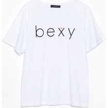 Bexy Piera - Bexy Beyaz Basic Tişört | 160293-3