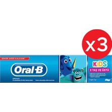 Oral-B Çocuk Diş Macunu Best Of Pixar 225 ml (75MLX3)