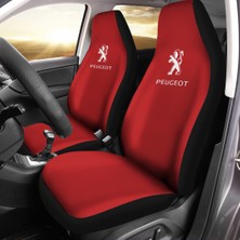 Antwax Peugeot 301 Araca Özel Oto Koltuk Kılıfı Pro - Kırmızı ( Yeni Tasarım - Yeni Fit Kalıp )