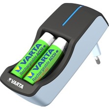 Varta Mini 2li Şarj Cihazı + 2X2400 Mah Aa Şarjlı Pil