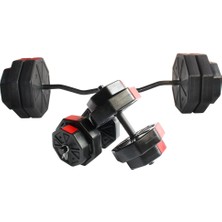 Tanspor 80 kg Dambıl Halter Full Kısa Bar + Z Bar + Düz Bar Seti