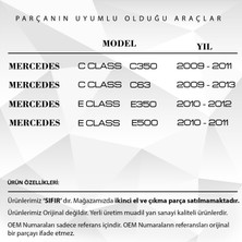 Alpha Auto Part Mercedes E Class W212 Için 2 Adet Cam Düğmesi Tamir Kapağı