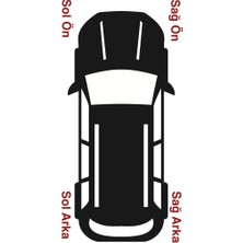 Alpha Auto Part Renault Laguna Için Sağ Ön Kapı Kilit Parçası Klipsi